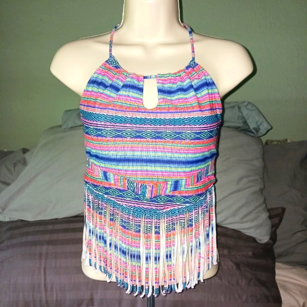 Fringe crop top